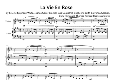 Loving La Vie En Rose (arr. Funtom)