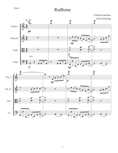 Redbone (arr. Kent Heberling)