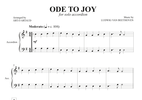 Ode to Joy (arr. Art.o Artaud)