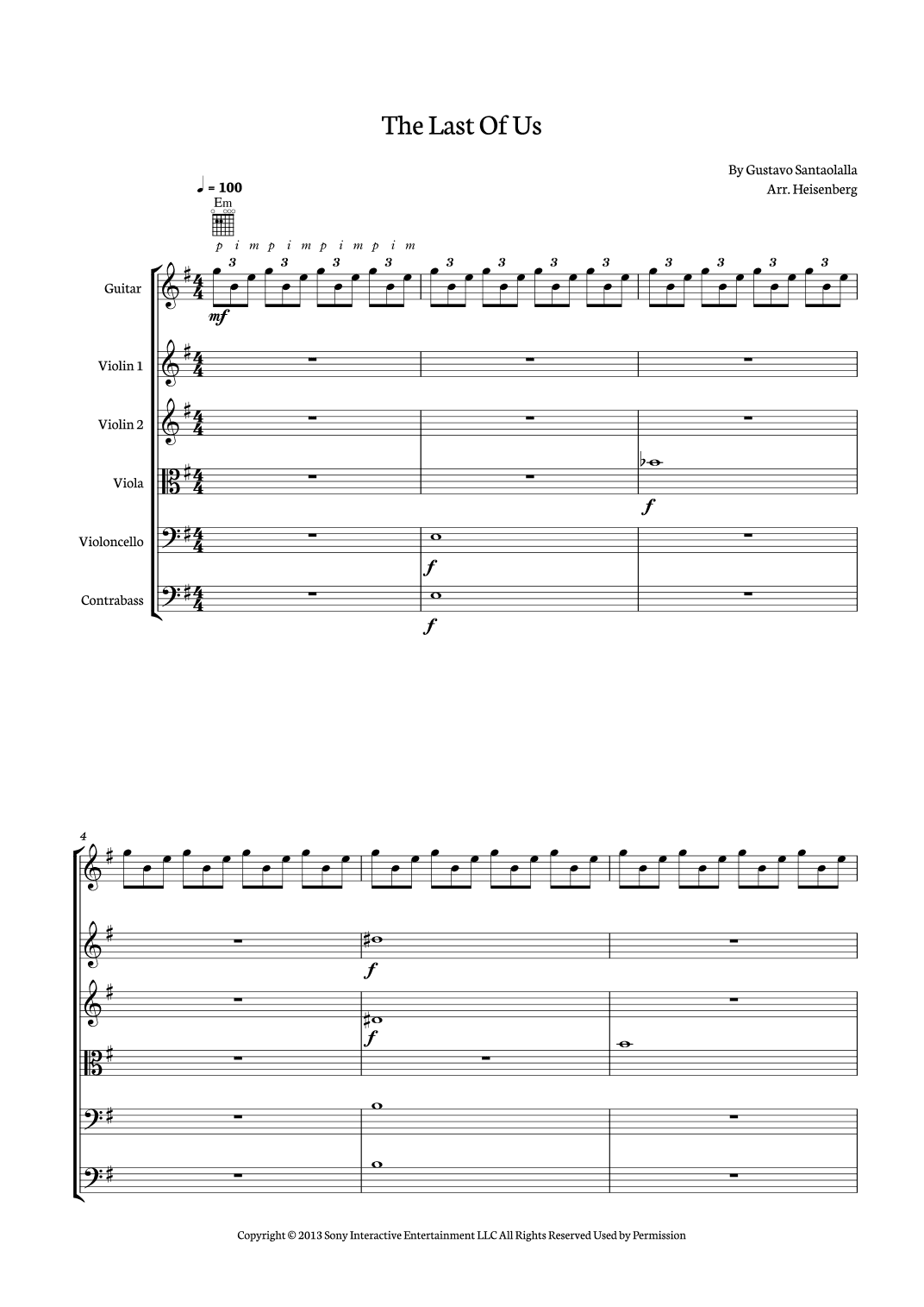 The Last Of Us (arr. Heisenberg)