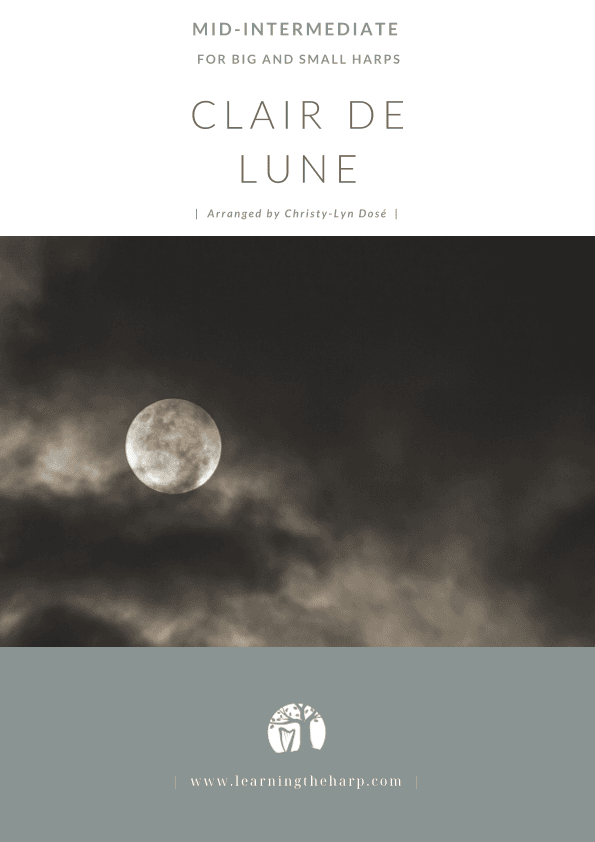 Clair de Lune - Mid-Intermediate for Big Harps and Small Harps (arr. Christy-Lyn Dosé)