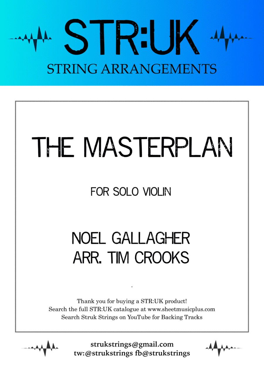 The Masterplan (arr. Tim Crooks)