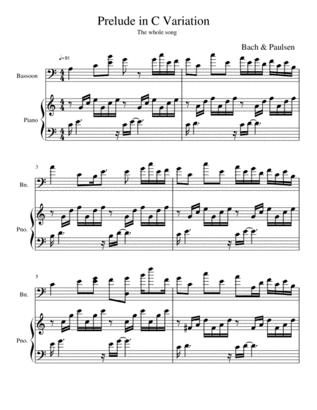 Prelude In C Variation