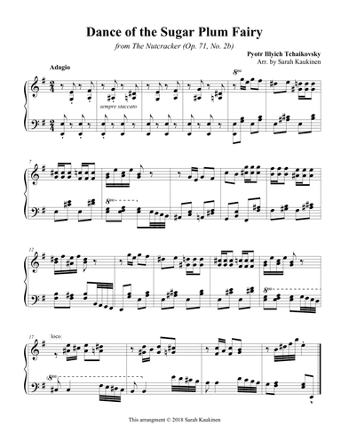 Dance of the Sugar Plum Fairy (arr. Sarah Kaukinen)