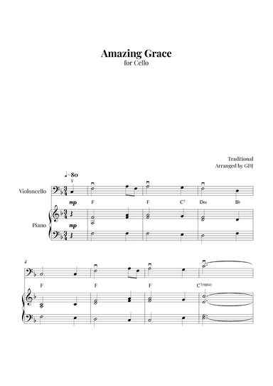 Amazing Grace (arr. GDJ)