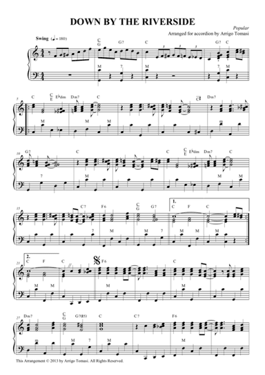Down by the Riverside (Solo Accordion) (arr. Arrigo Tomasi)