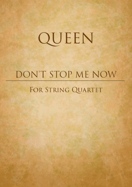 Don't Stop Me Now (arr. Kováts István)