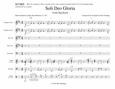Soli Deo Gloria (Jazz Band)