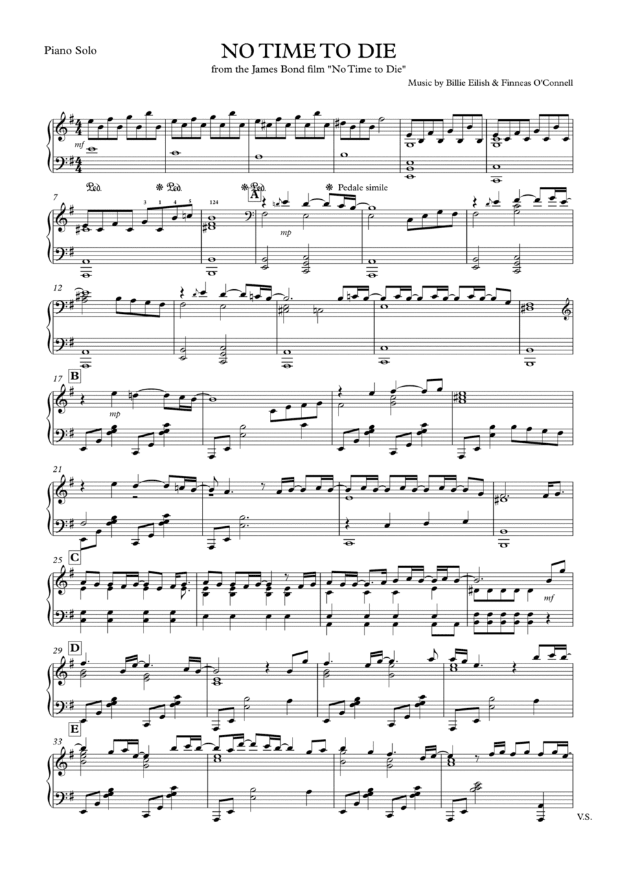 No Time To Die (arr. Merlin Sisko)