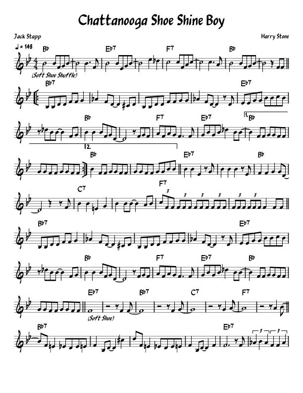 Chattanoogie Shoe Shine Boy (arr. John Fries)