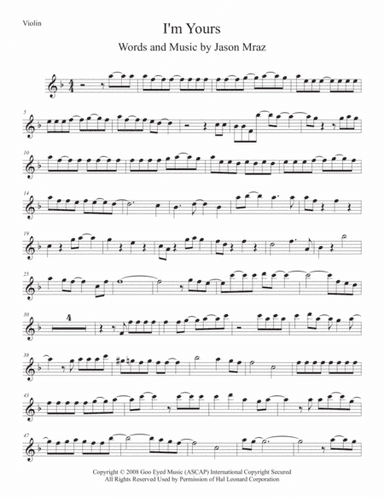 I'm Yours (arr. Kevin Busse)