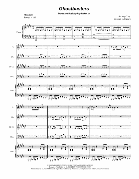 Ghostbusters (arr. Stephen DeCesare)