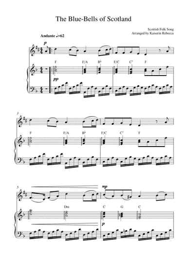 The Blue-Bells of Scotland (arr. Kaiserin Rebecca)