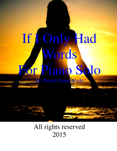 If I Only Had Words