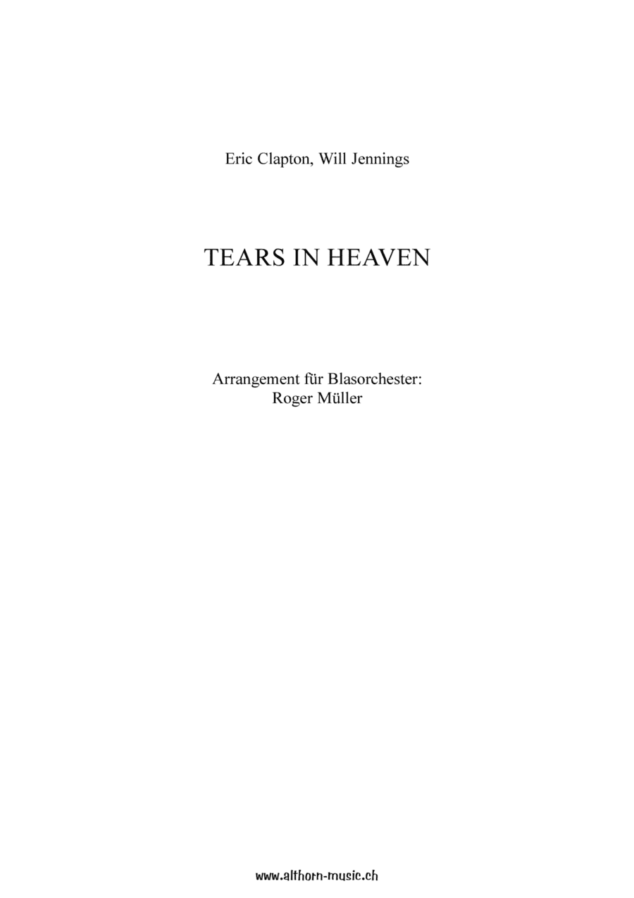 Tears In Heaven (arr. Roger Müller)