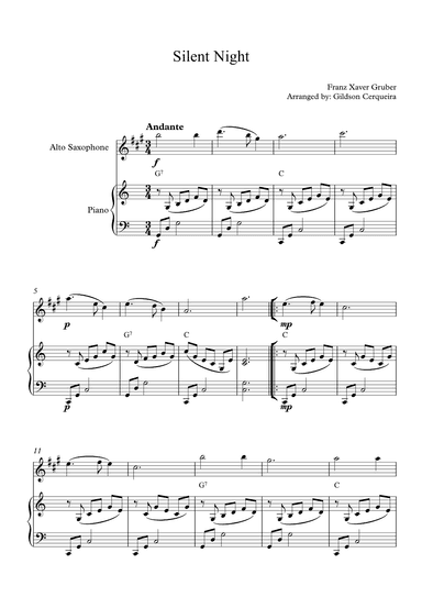 Silent Night (arr. Gildson Cerqueira)