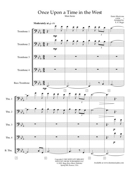 Once Upon A Time In The West (arr. E. E. Biggs)