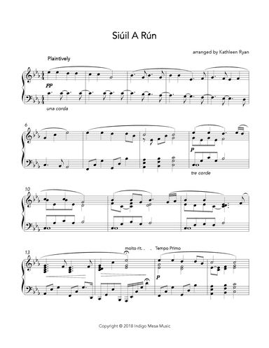 Siúil a Rún (arr. Kathleen Ryan)