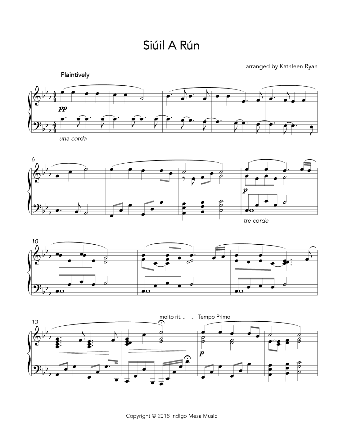 Siúil a Rún (arr. Kathleen Ryan)