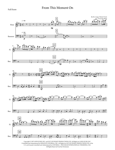 From This Moment On (arr. Fernando Britto)