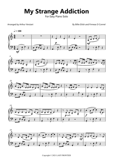 My Strange Addiction (arr. Arthur Versiani)
