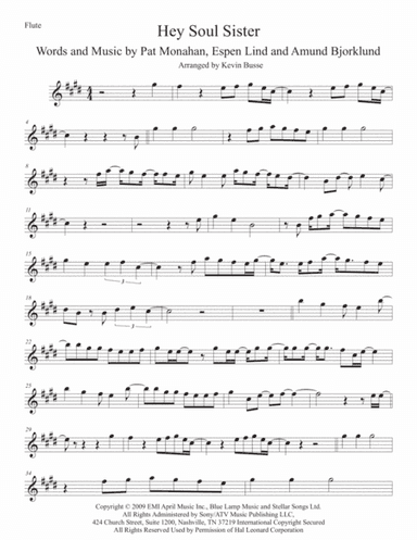 Hey, Soul Sister (arr. Kevin Busse)