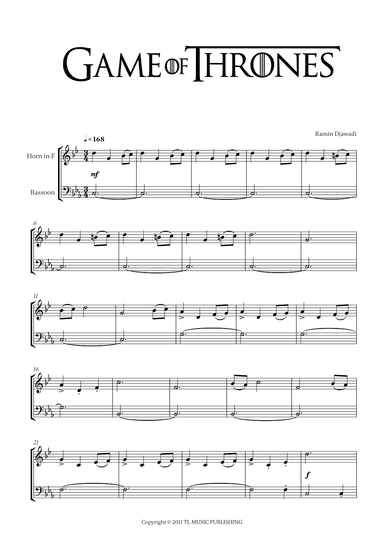Game Of Thrones (arr. Cadenza Editions)