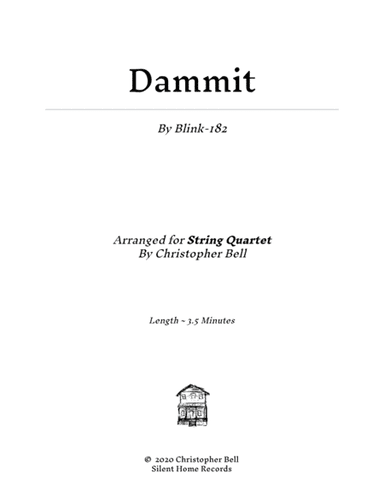 Dammit (arr. Christopher Bell)