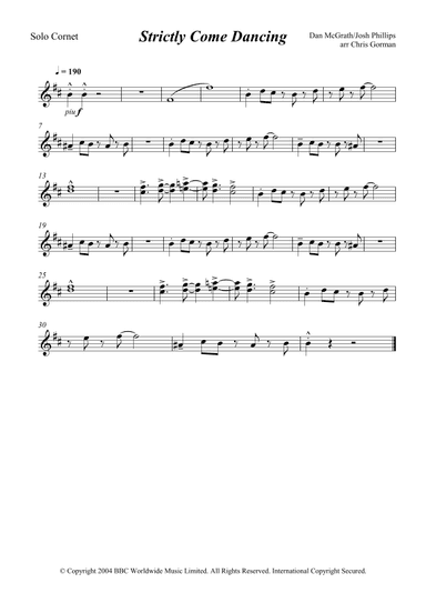 Strictly Come Dancing (arr. Chris Gorman)