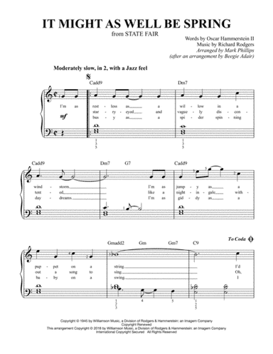 It Might As Well Be Spring (arr. Mark Phillips)