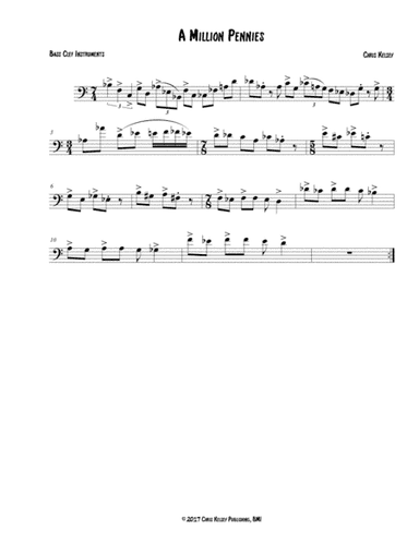 A Million Pennies (Bass Clef)