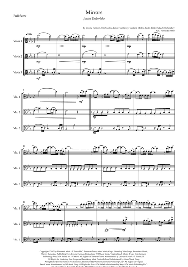 Mirrors (arr. Fernando Britto)