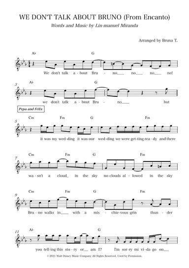 We Don't Talk About Bruno (arr. Bruna T.)