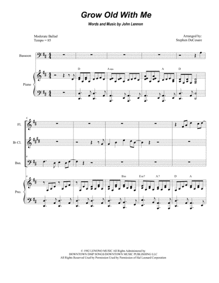 Grow Old With Me (arr. Stephen DeCesare)