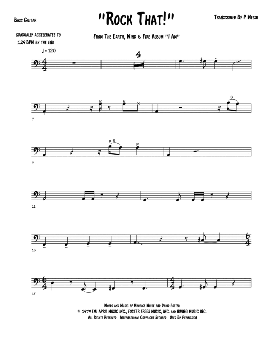 Rock That! (arr. Accubass)