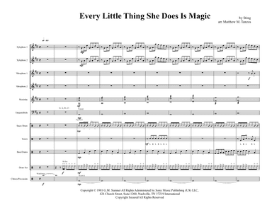 Every Little Thing She Does Is Magic (arr. Matthew M. Tanzos)