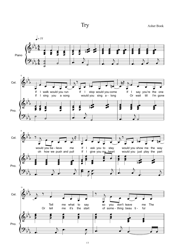 Try (arr. Asher Monroe)