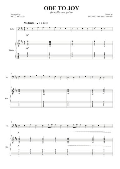 Ode to Joy (arr. Art.o Artaud)