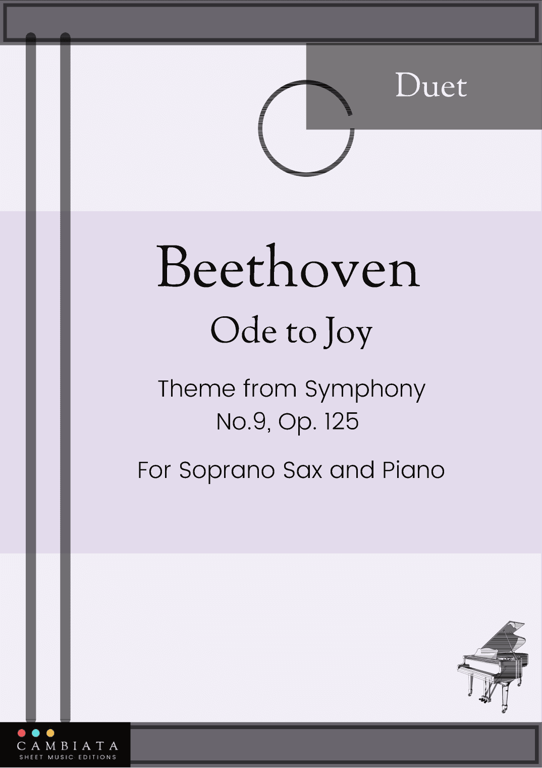 Ode to Joy - For Soprano Sax and Piano accompaniment (Easy) (arr. Levy Nunes)