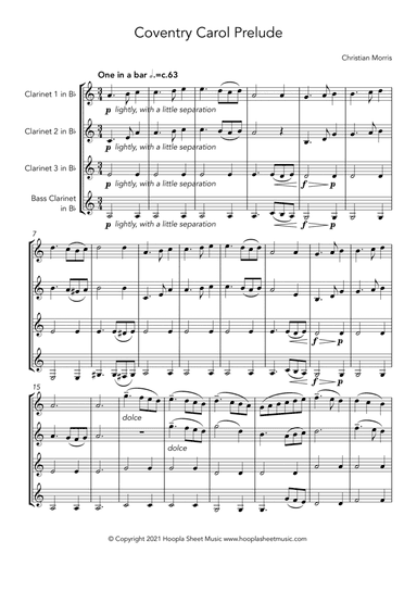 Coventry Carol Prelude (arr. Hoopla Sheet Music)