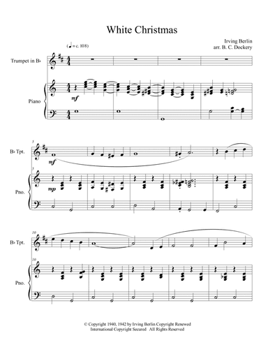 White Christmas (arr. B. C. Dockery)