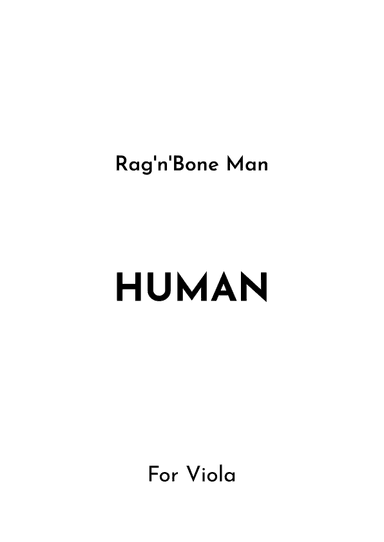 Human (arr. Jireh J.)