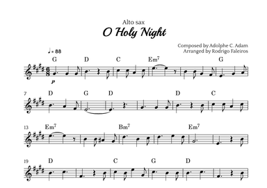 O Holy Night (arr. Rodrigo Faleiros)