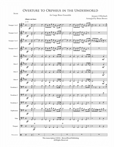 Overture to Orpheus in the Underworld (arr. Brian Brown)