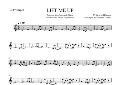 Lift Me Up (arr. Zachary Corbett)