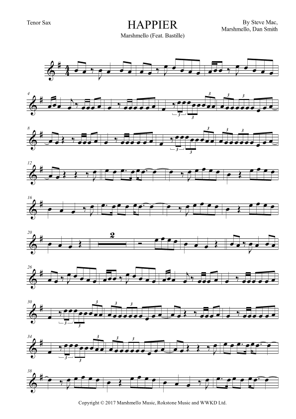 Happier (arr. Ivan Marini)