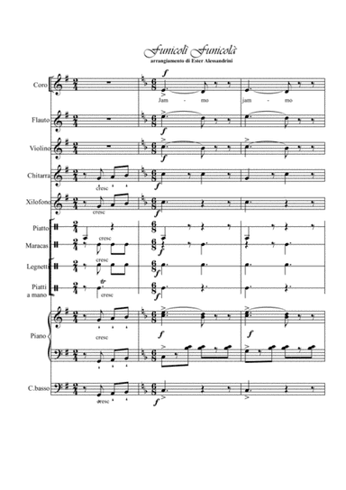 Funiculì. (arr. Ester Alessandrini)