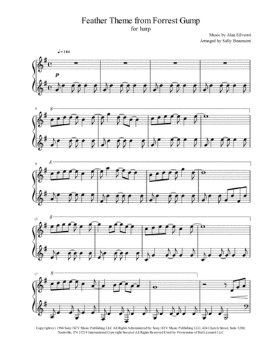 Forrest Gump - Main Title (Feather Theme)  from the Paramount Motion Picture FORREST GUMP (arr. Sally Beaumont)