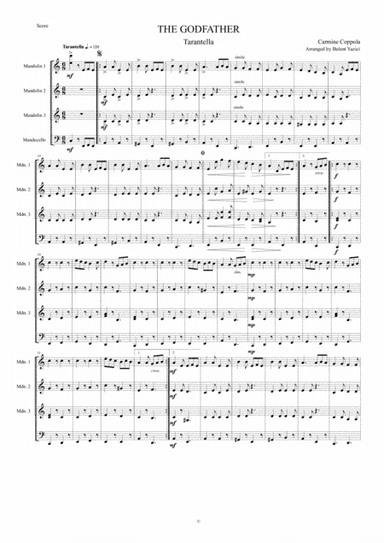 The Godfather Tarantella (arr. Bulent Yazici)