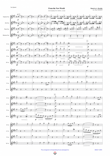 Allegro con Fuoco (Dvorák - New World Symphony, 4th mov. excerpt) (arr. Josef STASTNY)